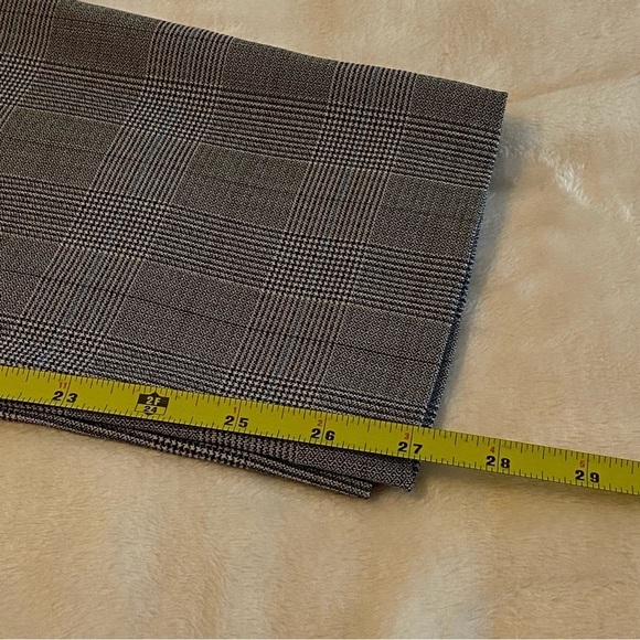 VAN HEUSEN / Houndstooth print Stretch Straight Leg Pants Size 12 Reg - Picture 9 of 9